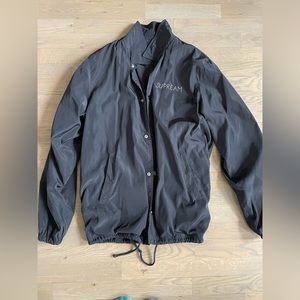 2013 Schminx Supreme Black 'Supream' Coach Jacket Size Medium